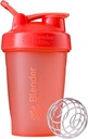 BlenderBottle Classic Shaker Bottle Perfect para Protein Shakes y Pre Workout, 20-Once, Coral