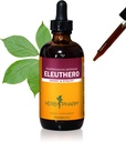 Herb Pharm Eleuthero (Siberian Ginseng) Extracto líquido para energía y resistencia, alcohol de caña, 4 onzas