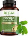 B'LEAF NATURE Organic Moringa Capsules 1000mg, 180 Conde – Moringa Capsules with Organic Olefeira Powder for Immune Support, Energy & Balance – Vegan, Non-GMO Supplements for Daily Wellness