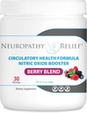 Neuropatía ReliefTM - Círculo de salud Formula Nitric Oxide Booster - Berry Blend - L-Arginine L-Citrulline