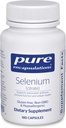Encapsulaciones puras Selenium (Citrate) - para el soporte del sistema inmunológico " Salud celular - Suplemento antioxidante - Apoyo a la circulación sanguínea* - Gluten Free " Vegan - 180 cápsulas