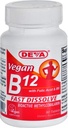 Deva Nutrition Vegan B12 Sublingual 1000 mcg with Folic Acid and B6 Not Certified Kosher - 90 Tablet by Deva Nutrition