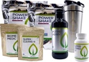 Purium Cleansing + Fitness Bundle - Incluye Power Shake (Apple Berry), Apothe-Cherry, Super Amino 23, Super CleansR, Biome Medic, &amp; Blender Bottle