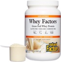 Factores Whey por Factores Naturales, Grass Fed Whey Protein Concentrate, Aids Muscle Development and Immune Health, Unflavored, 12 Oz