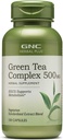 GNC Herbal Plus Green Tea Complex 500mg Suplemento, Vegetariano, apoya el metabolismo, 100 servicios