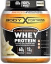 Fortaleza del cuerpo Super Advanced Whey Protein Powder, Banana Creme Flavored, Gluten Free, 2 Lb