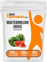 BulkSupplements.com Watermelon Juice Powder - de Watermelon Fruit, Fruit Powder, Hydation Supplement - 700mg per Serving, 250g (8.8 oz) (Pack of 1)
