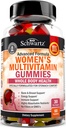 Women's Multivitamin Gummies with Vitamin A C B6 B12 D & E Vitamins for Immune Support - Gummy Multivitamin for Women for Bone Breast Skin Joint & Energy Dietary Supplement, Mixed Berry Flavor, 60 Ct