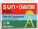 Sun Chlorella Twice As Nice Bundle 2ct 500mg Whole Body Wellness Green Algae Superfood Suplemento 600 Tablets Plus Powder Green Algae Superfood Suplemento 10x6g Packets