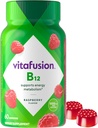 Vitafusion B12 Gummy Vitaminas, Delicious Raspberry Flavor, 60ct (30 Day Supply)