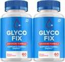 Glyco Fix - GlycoFix Advanced Supplement, All Natural Formula to Maintain Healthy Levels, Maximum Strength Daily Formula, Gyco Fix Capsules Reseñas (2 Pack - 120 cápsulas)
