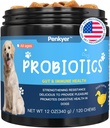 Probióticos para perros, Mandíbulas Probióticas para la Inmunidad Gut Salud Levadura picante Orejas Puppy Probióticos Enzimas Digestivas con Prebióticos Chewable Reducir las alergias del gas de diarrea