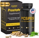 Suplementos de salud de próstata para hombres - Niveles bajos de PSA Naturalmente con Saw Palmetto & 7 hierbas puras - Apoyo a la salud de próstata - reduce la orina frecuente 240 cuenta