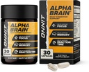 ONNIT Alpha Brain Nootropic Brain Supplement for Men &amp; Women, IGENTM Non-GMO Tested ← Memoria, Claridad mental " Mejoramiento Cognitivo " ¦ Focus Capsules with L-Theanine, Vitamina B6 (30 Conde)