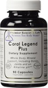Coral Legend Plus, 90 Capsules - pH Support Formula for Whole Body Mineral Support, Including The Bones, Joints, Teeth and an Alkaline pH