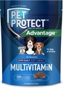 Pet Protect Dog Multivitamin, Vet-Formulated DVM Daily Soft Chews, Supports Ongoing Health & Wellness, Chicken-Flavor (120 Count)