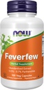 AHORA Suplementos, Feverfew con 0,5% - 0,7% Parthenolide, Suplemento Herbal, 100 cápsulas Veg (Pack of 1)