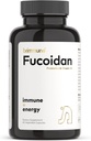 Certified Organic Fucoidan 500 mg Pure Atlantic Patagonian, BB536® Probiotics, Fucoidan Specialists for over 20 Years, Immune + Energy, 60 Vegetable Capsules (1 Bottle)