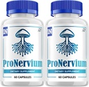 Pronervium Nerve Health Support Pills, Pronervium Reviews, Pronervium Nootropic Advanced Formula, Pronervium All Natural Focus Suplemento, Pronervium Brain Support Comentarios (2 Pack - 120 cápsulas)