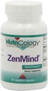 Nutricology ZenMind Supplement - Calmness Support, Day or Night, GABA, L-Theanine, Hypoallergenic, Vegetarian Capsules - 60 Conde