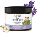 Matys Baby Chest Rub, Soothing Congestion Relief Vapor Rub for Babies 3 Months Old +, Clean & Comforting Eucalyptus, Lavender, " Chamomile for Sleep, Non-GMO, Petroleum Free, Menthol Free, 4.5 oz Tub