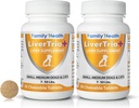 Suplemento completo del hígado (2 Pack - 60ct), Combinando lo mismo, SPC, Silybin A+B, Gluathione, Tabs para perros 30Ct (2X Small - Medium)