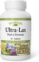HerbalFactors por Factores Naturales, Fórmula Herbal Ultra-Lax, Gently apoya el alivio del estreñimiento ocasional, 90 tabletas (90 porciones)