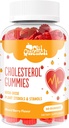 Colesterol Suplementos con 1500 Mg Plant Sterols & Stanols, Cholesterol Support Gummies, Complejo Colesteral Gummies, Maintains Normal Levels, Mixed Berry Flavor, 60 Condes
