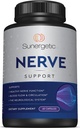 Suplemento de soporte Premium Nerve – con ácido alfa Lipoico (ALA) 600 mg, Acetyl-L-Carnitine (ALC) & Benfotiamine - Nerve Support Formula for Healthy Circulation, Feet, Hands & Toes - 60 cápsulas