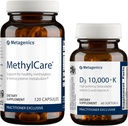 Metagenics Bundle - D3 10,000 + K &amp; MethylCare - 60 Softgels de D3 para Immune Support, Bone Health & Heart Health* - 120 Capsules of MethylCare for Homocysteine Metabolism & Methylation*