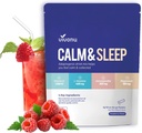 VivoNu Calm " Sleep Powdered Drink Mix Raspberry L Theanine Ksm-66 Ashwagandha Magnesium Glycinate Vitamin D 3 Suplementos para la relajación " Focus (VSC M2)
