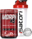 iSatori Morph Xtreme Intenso Pre Workout - Bombsicle (20 Servings) Botella Classic Blender (Clear Bottle with Red Top)