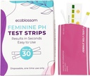 Ecoblossom Vaginal pH Test Strips for Women - Check pH Balance - Monitor Bacterial Vaginosis BV Tratamiento - Prevent Yeast Infection UTI - Fast Accurate Results, Individual Sealed Pouch (30 Count)