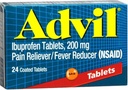 Advil 200 mg Coated Tablets 24 ea (Pack of 5)