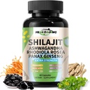 Himalayan Shilajit Capsules:Purified Himalayan Shilajit Extract - Energía natural " Apoyo a la resistencia-Vegan, Ácido Fulvico Antiguo " Ácido Humico Natural 60 cápsulas