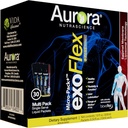 Aurora Nutrascience Micro-Pack Liposomal exoFlex+ con vitamina C, soporta la flexibilidad conjunta " Función, BiovaFlex Eggshell Membrane, Curcumin " Boswellia, Strwaberry Flavor, 30 Packets de una sola talla