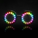 GloFX Gafas LED programables - 350 Modos de color completo - Gafas recargables USB para el Festival de Música de Edm Rave Party Dance Performance Cosplay Costume