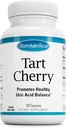 EuroMedica Tart Cherry - Suplemento antioxidante para apoyar el equilibrio ácido úrico saludable " Salud conjunta - Suplemento nutricional vegano - Suplemento dietético para la recuperación de la ayuda después del ejercicio - 120 cápsulas