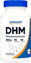 Nutricost Dihydromyricetin (DHM) Capsules (350mg, 90 capsules) - Vegan, No GMO, 90 Servimientos