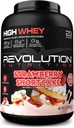 Revolution Nutrition, High Whey, Protein Powder 2LB, Whey Isolate, Gluten Free, Lean Muscle Mass for Men &amp; Women, 25g of Protein Per Scoop, 908 g, 24 Servings (Strawberry Shortcake, 2 Pound)