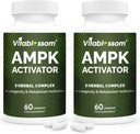 AMPK Activetor Supplement, 5 in 1 Jiaogulan Gynostemma AMPK Metabolic Activetor 120 Vegetarian Capsules(120 Count(Pack of 2))