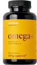 LifeVantage - Omega+ - Suplemento 3-en-1 Blend of Omega-3 " 7, Vitamina D y para Cerebro, Cardiovascular, Salud de la piel e inmunidad - 90 Softgels