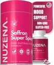 Nuzena Saffron Extract Supplements ← 88.5mg per Serving ← Mood Enhancer Silencio Vegan ← Non-GMO Silencio Pure Saffron Supplements for Eyes, Memory and Mood Support confidencialidad Pack of 60 (Serving Size: 1 Capsule)
