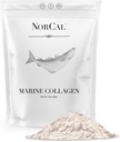 Norcal Marine Collagen - 12oz Marine Collagen Peptides Powder TEN High Protein, Zero Fat/Sugar/Carb ← Skin, Hair, Nail & Joint Health TEN Low Metals, US GMP Certified