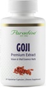 Herbs Goji Extract, Vital Essence Herb, Skin, Eyes, Body Support, Vegan, Gluten Free, Non GMO, 60 Contando cápsulas vegetarianas