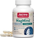 Jarrow Formulas Magnesium L-Threonate, MagMind Productivity, High Absorption Magnesium, Brain Supplements for Memory and Focus, 60 Veggie Capsules, Hasta 30 Day Supply