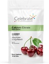 Celebrar vitaminas Bariatric 500mg Calcio Citar cerdas blandas con 500 UI Vitamina D3 – Esencial para el bypaso gástrico Pacientes " Bone Health - Sugar " Gluten Free, Cherry (90 Chews)