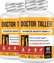 NuBest Doctor Taller - Bone Strength Supports, Enhance Immune System - Keto con Calcio, Vitamina D3, Vitamina K2, Aminoácidos " Herbs for Children (8+) Ø Pack 2