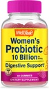 WellSí Probióticos para Mujeres Gummies - 10 Billones CFU - para Apoyo Digestivo, Salud Gut y Apoyo Femenino de Salud - Sabores Naturales - Vegan, Delayed Release Womens Probiótico - 60 Gummies