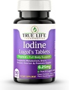 Lugol’s Iodine Tablets 6.25mg – Precise-Dose Thyroid & Energy Support – No Harsh Liquid, Stable Potassium Iodide Suplemento – 90 Ct, Non-GMO, No Preservatives
